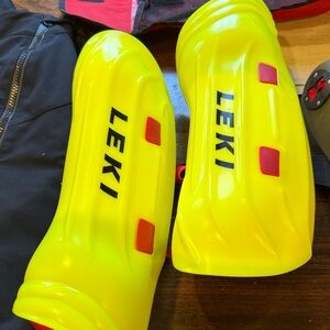 Leki racing shin guards